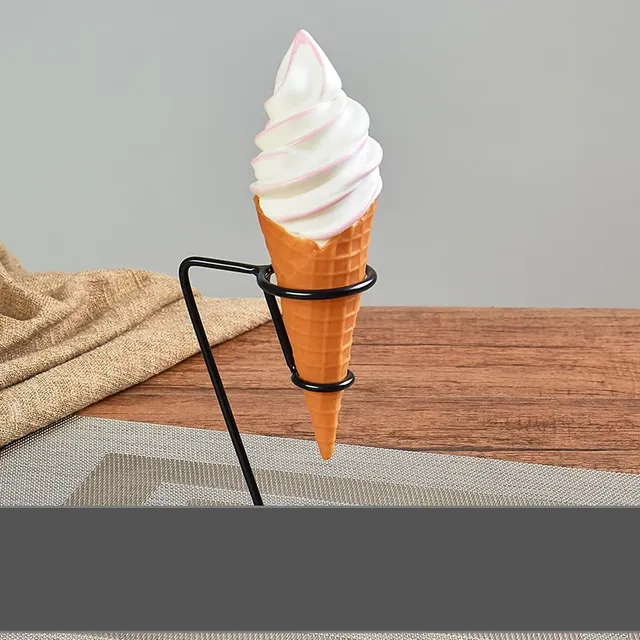 Simulated shining DIY ice cream cone made of plastic