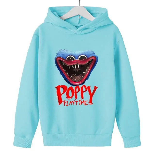 Nowoczesna dziecięca bluza z kapturem Poppy Play Time Huggy Wuggy