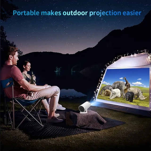 Compact projector with Android 11.0 and dual WiFi connectivity