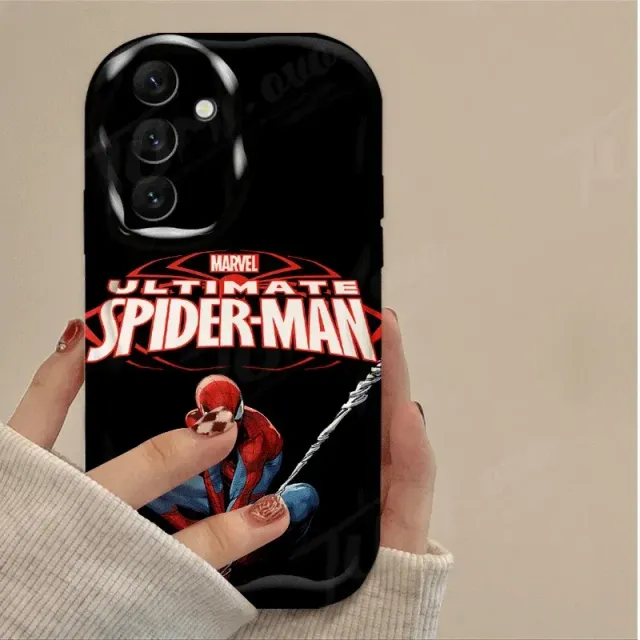 Trends silicone cover with pictures of popular hero Spider-man on Samsung Galaxy phones