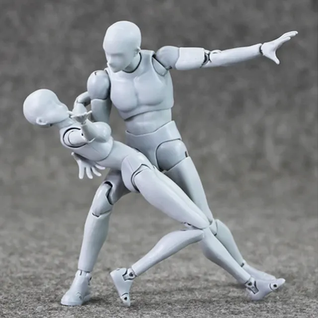 Model oficial al figurinelor Body Kun și Body Chan pentru artiști