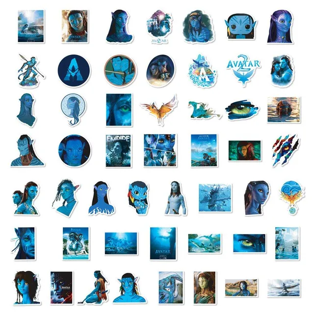 Stílusos matricák motivem Avatar: A víz útja - véletlenszerű fajok