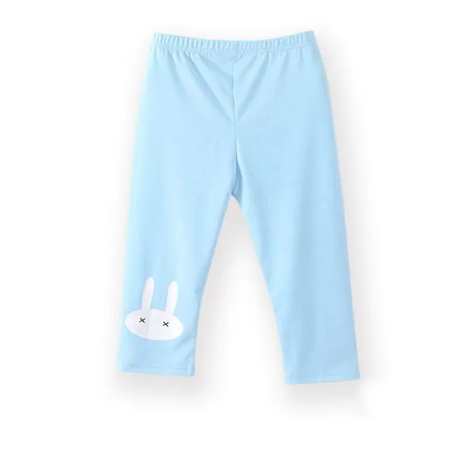 Baby 3/4 cute rabbit cotton pants