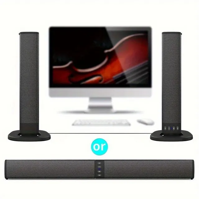Wireless 3D home cinema 20W stereo spatial sound