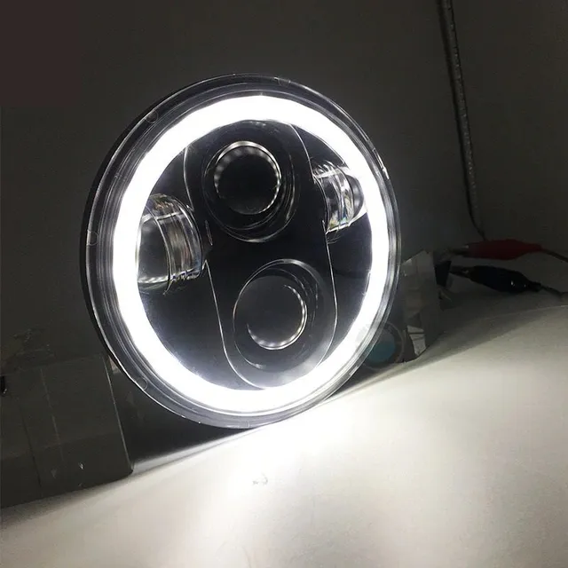 Round headlight for motorcycle