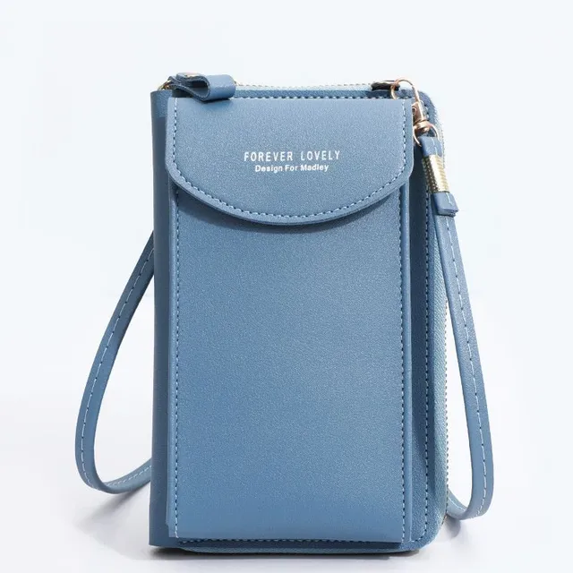 Stylish wallet with shoulder pocket