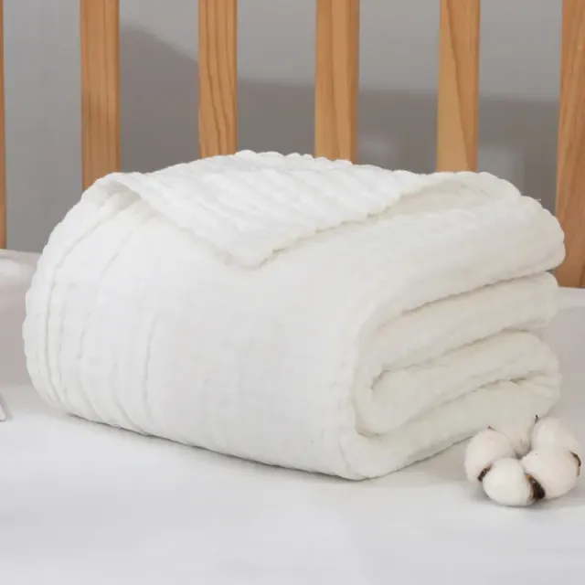Dětská šesti vrstvá přikrývka pro novorozence na spaní nebo jako ručník na koupání