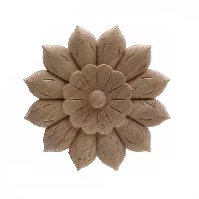 Decorative carved flower