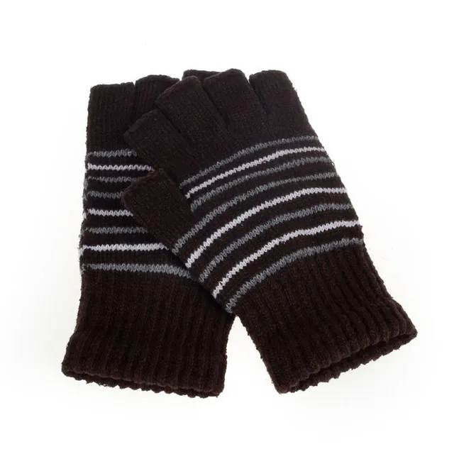 Warmed, fingerless gloves