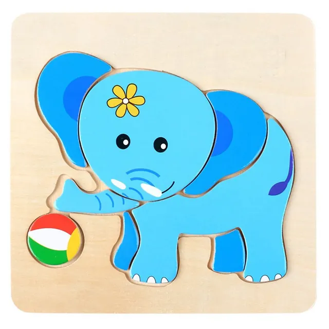 Wooden puzzle for children - Animals