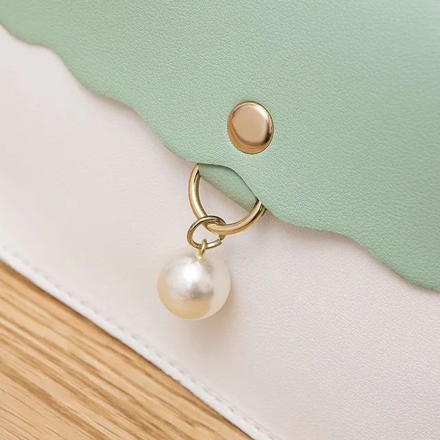Elegantní kabelka přes rameno s perličkou Xavior