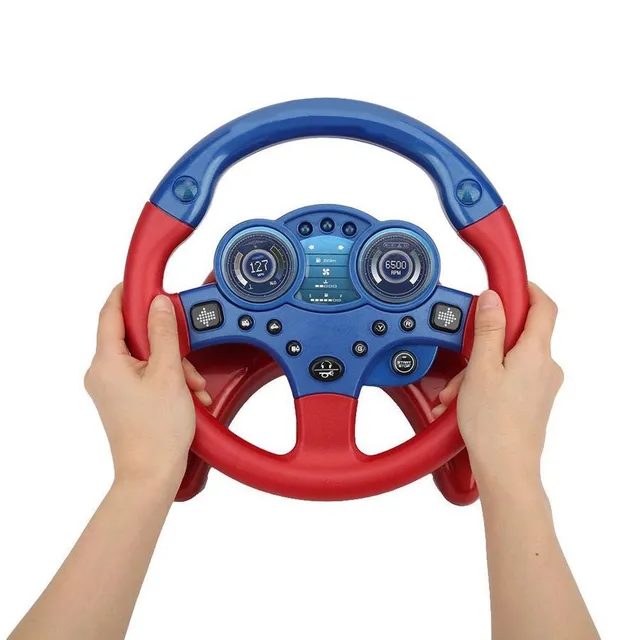 Children's electric interactive steering wheel