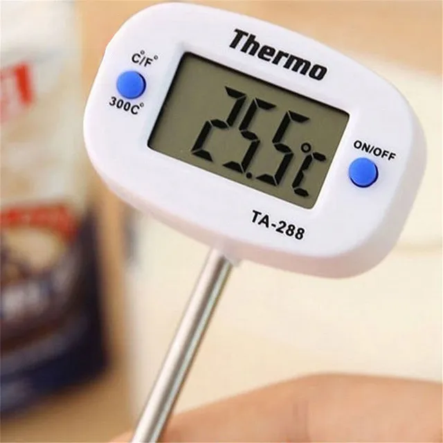Termometru modern clasic practic cu înfiptură pentru măsurarea temperaturii interioare a cărnii