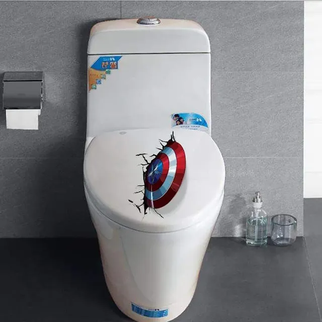 Naklejka 3D na sofie WC © Avengers