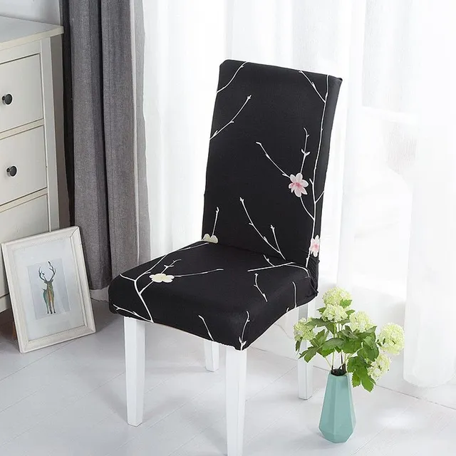 Huse elastice pentru scaune cu design stilat în multe motive - husă elastică pentru scaun
