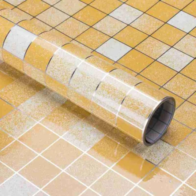 Waterproof retro checkered self-adhesive wallpaper