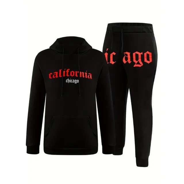 Men's tracksuit with California / Chicago print