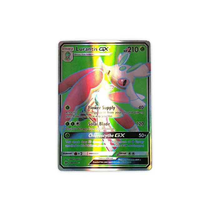 Zářivé kartičky Pokémon  - 200 ks