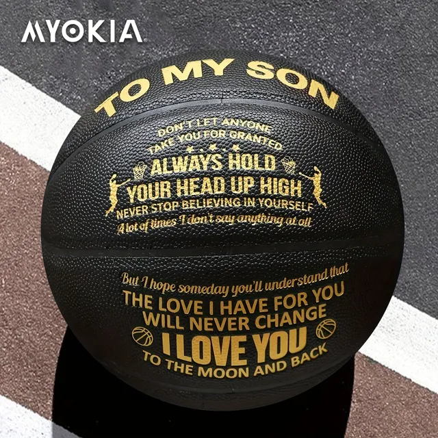 Show love to your son with this basketball gift