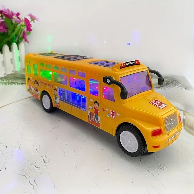 Children's night bus with 360° swivel wheels - ideal gift for birthdays