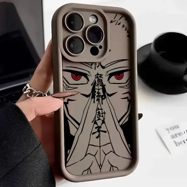 Cover for iPhone phones with themes of anime characters from favourite manga comics