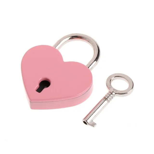 Mini Vacuum Vintage Heart Shaped Lock