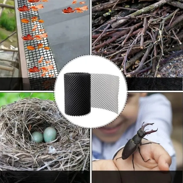 Protective net for eaves - leaf catcher