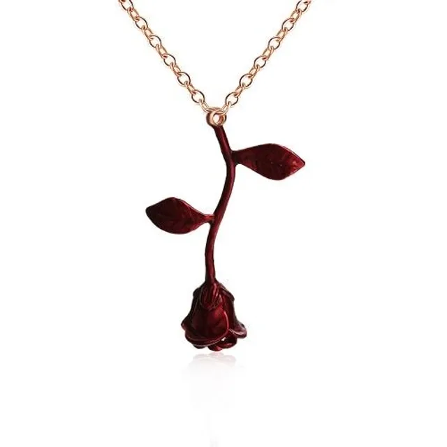 Beautiful necklace with Rose Rousie