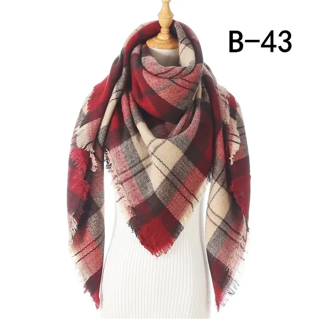 Women's stylish warm comfortable long scarf Lonny b43