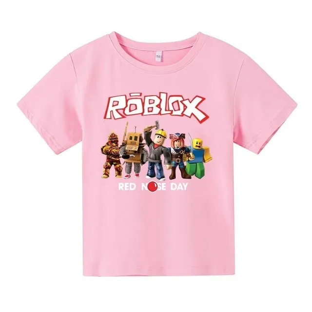 Stylowa koszulka dziecięca z krótkim rękawem Roblox