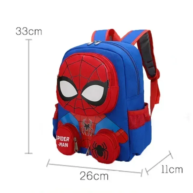 Detský 3D batoh s témou Hello Kitty alebo Spiderman