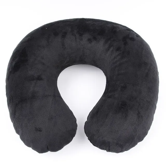 Luxury inflatable neck pillow to prevent neck pain from long journeys