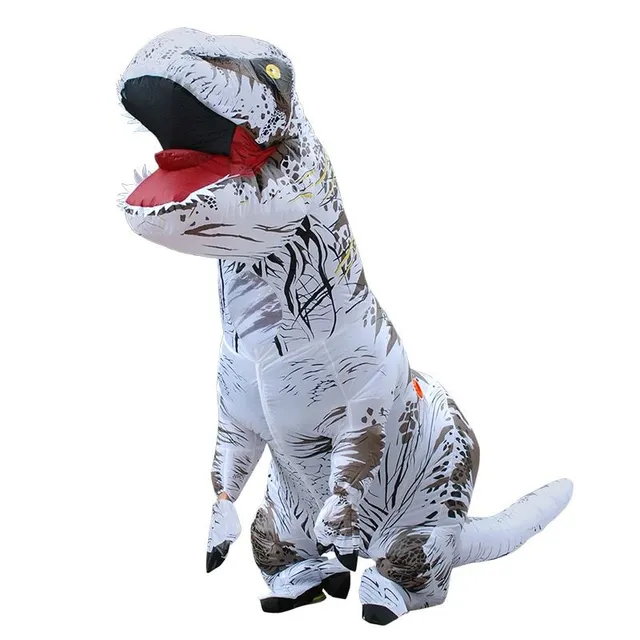 Nafukovací kostým na halloween pro dospělé - Dinosaurus