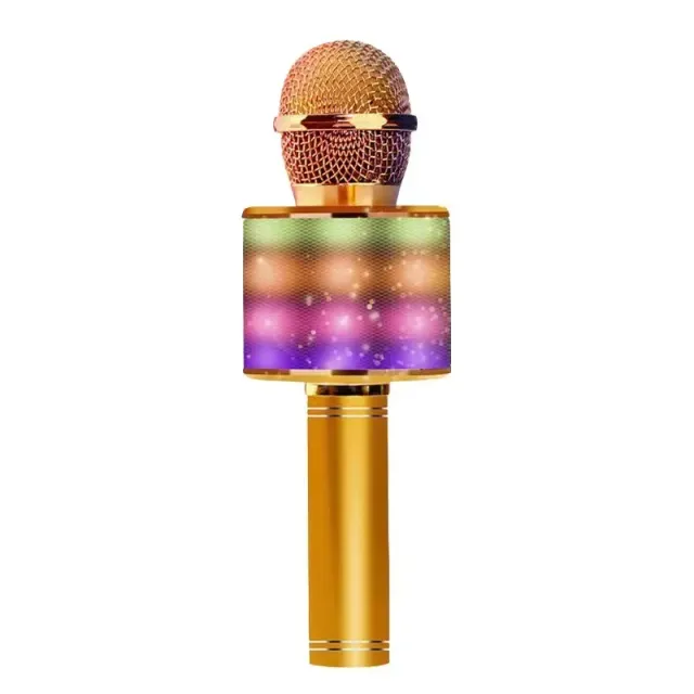 Dětský bezdrátový karaoke mikrofon pro zábavné narozeninové dárky