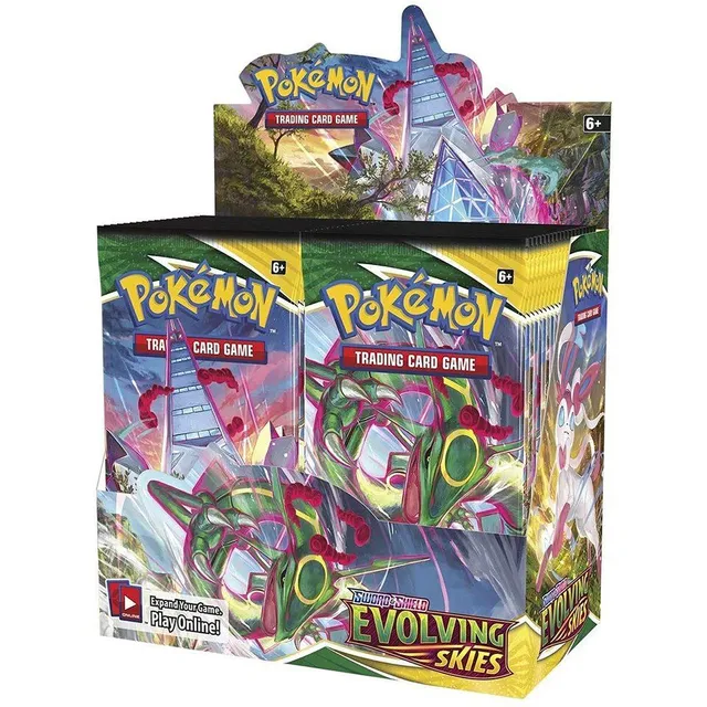Karty Pokémon - celé balenie 324 ks - 36 balíčkov