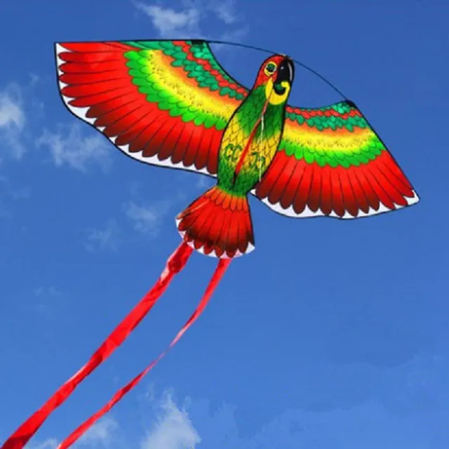 Létající drak ve tvaru papouška - 3 barvy