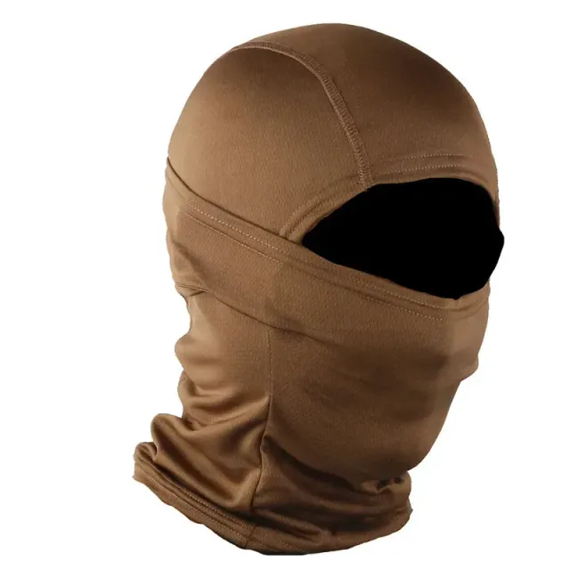 Masking mask with hood for hunting, fishing, cycling, skiing and paintball