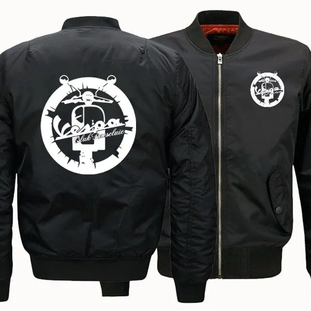 Stylish Vespa Men's Bomber