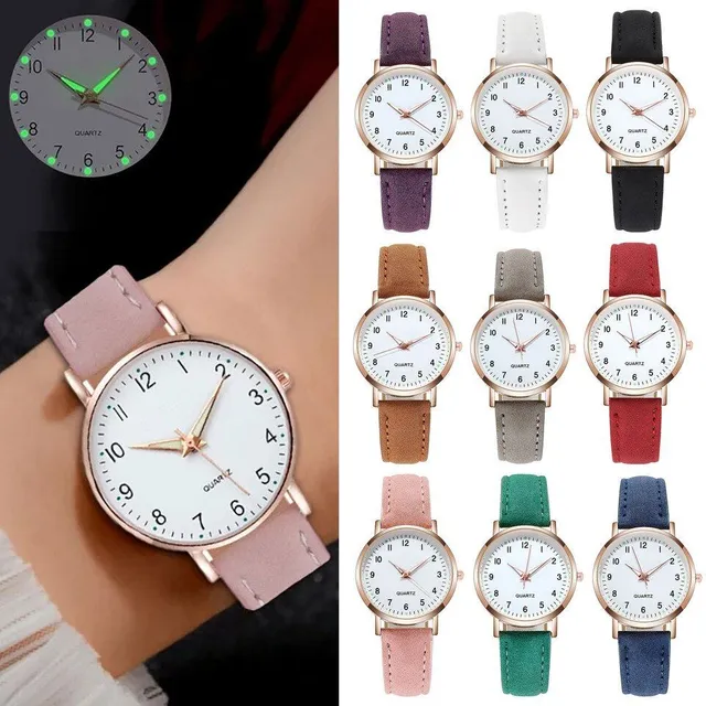 Luminous ladies wrist watch