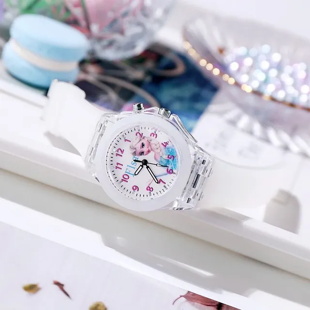 Stylish girls' watch with motifs of popular Mile fairy tales