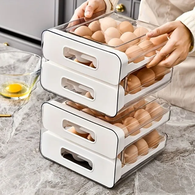Držiak na vajcia Na chladničku s potravinovou stupnicou
