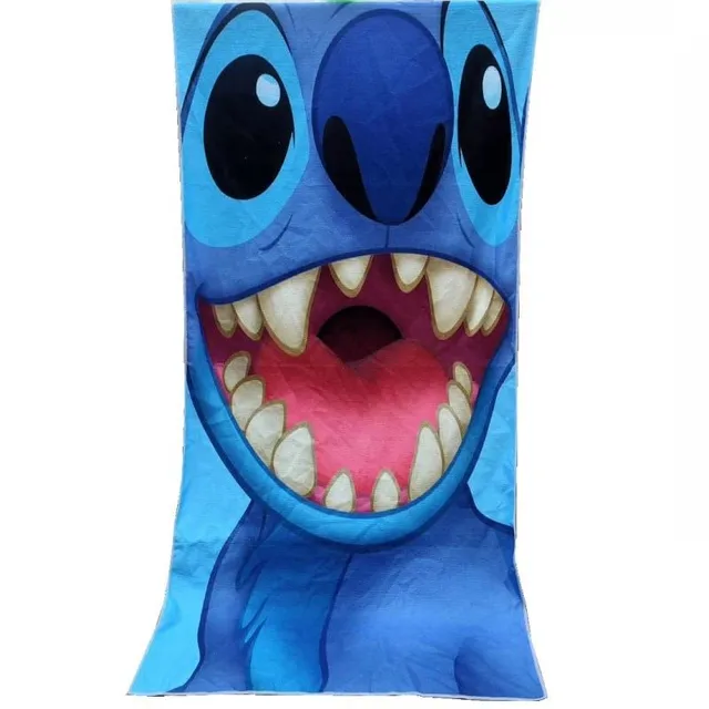 Baby beach towel with amazing Stitch character prints 14