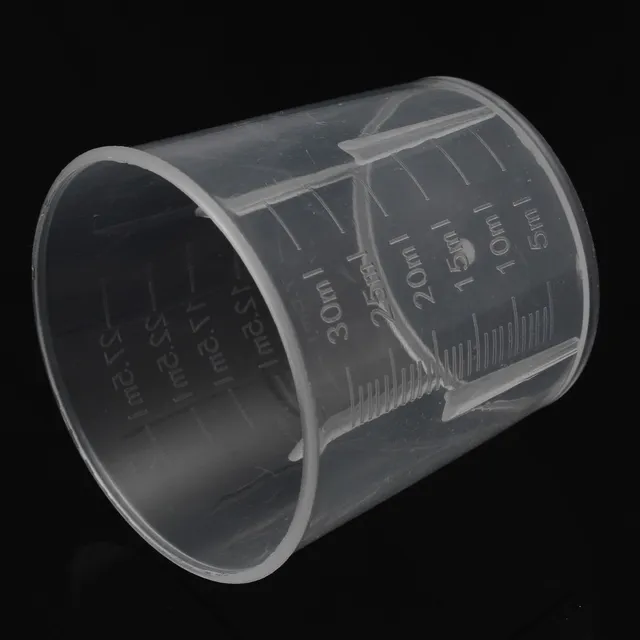Plastic measuring cup 30 ml 10 k