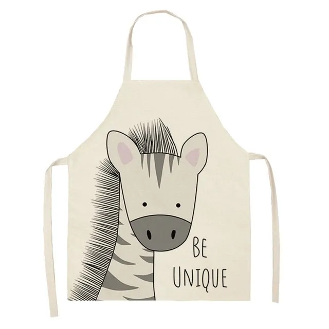 Kitchen apron with cute motif