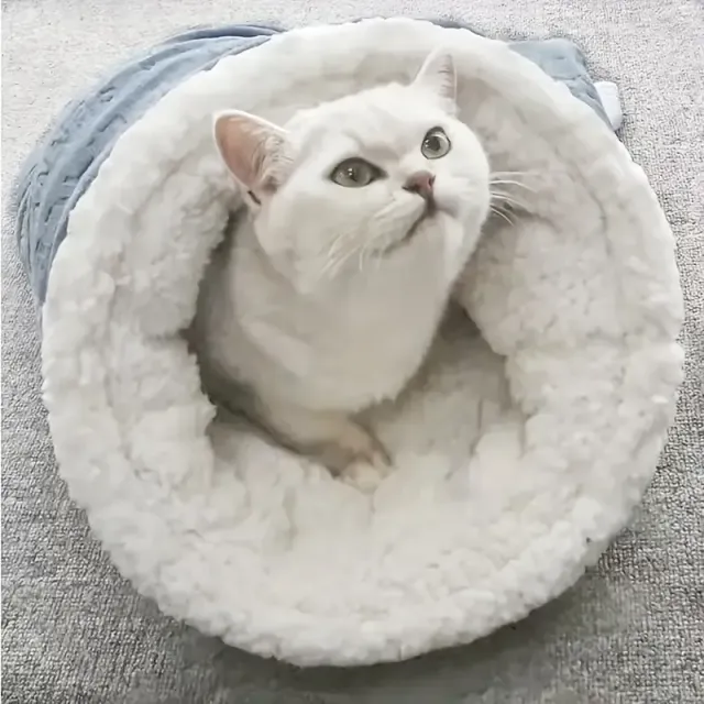 Pohodlný polštář pro kočičí hnízdo Spací pytel pro kočky