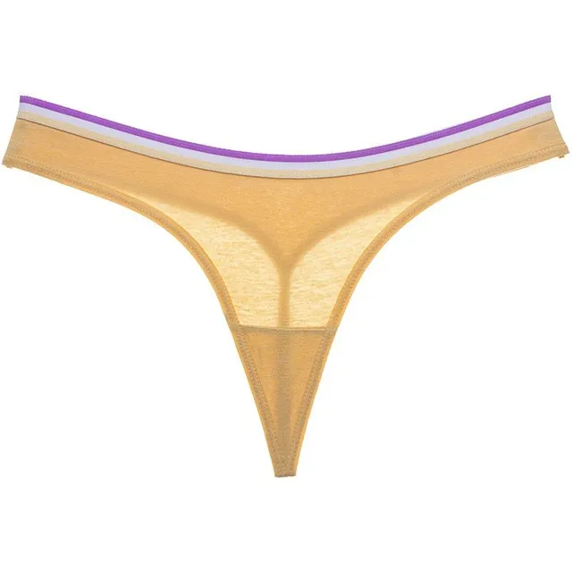 Women's sexy thong panties with stripes Elis