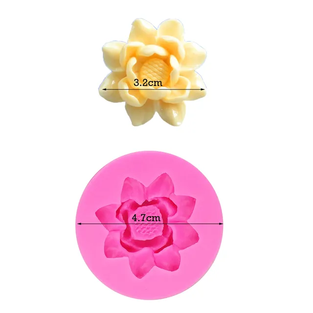 Silicone flower 3D form for wedding cakes