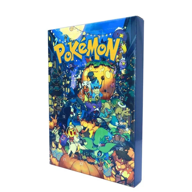 Halloween calendar with 24 Pokémon