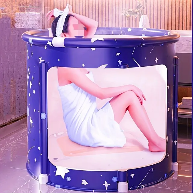 Foldable heated bath for adults - Relaxation bath for whole body and sitting bath