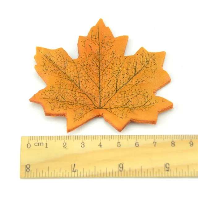 Decorative maple leaves - 100 pcs